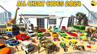 ALL NEW CHEATS CODE IN INDIAN BIKES DRIVING 3D AFTER NEW UPDATE 2024 [upl. by Alleoj64]