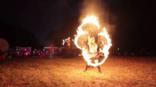 2012 Oregon Country Fair Fire Show [upl. by Doownel49]