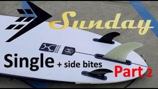 Firewire Machado Sunday Surfboard Review Part 2  Single Fin with side bites [upl. by Alenairam894]