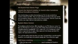 Wii Hacking HBC and configurable USB Loader  NerdForceus HD [upl. by Yzzo]