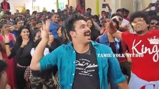 Kulasai Dasara  Vijay TV Myna Felina Dance  7 star Dasara group [upl. by Bonnell]