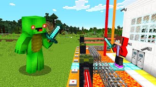 Mikey vs JJ  The Most Secure House Battle in Minecraft [upl. by Anthia]