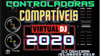 CONTROLADORAS COMPATÍVEIS COM O VIRTUAL DJ 2020 [upl. by Adnoluy]