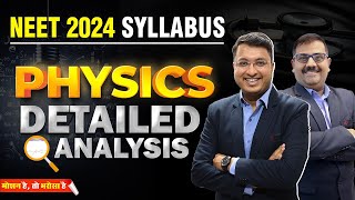 📢NEET 2024 Updated Syllabus Detailed Analysis of PHYSICS🎯💪🔥  Motion NEET  nvsir neet2024 neet [upl. by Mell861]