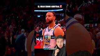 El GRAN FALLO ARBITRAL que ELIMINA a GSW🚨nba baloncesto nbaespaña [upl. by Saraiya]