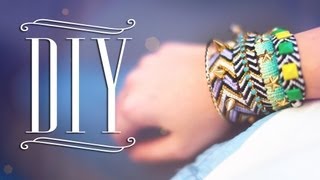 DIY Spiked Chevron Bracelets [upl. by Forelli]