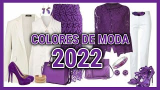 COLORES DE MODA 2022 EL COLOR PURPURA UN COLOR QUE PANTONE NOS PROPONE COMO TENDENCIAS DE MODA 2022 [upl. by Skolnik]