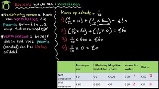 Risicos verkleinen verzekeren  economie uitleg [upl. by Arakaj]