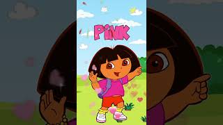 Learning Color DORA The Explorer [upl. by Ainud]