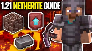 Ultimate Netherite Guide in Minecraft 121 [upl. by Emmott]