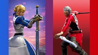 SoulCalibur 6 Saber VS Archer FateStay Night [upl. by Valenza]