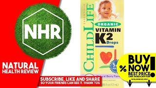 ChildLife Organic Vitamin K2 Drops Natural Berry Flavor 0 406 fl oz 12 ml [upl. by Aihsened113]