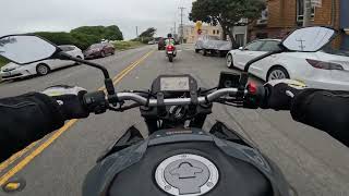 First Motorcycle ride on 2023 Yamaha MT03 Beginner Rider [upl. by Ynnavoj692]