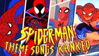 Every SpiderMan Cartoon THEME SONG Ranked  WORST to BEST [upl. by Kelbee]