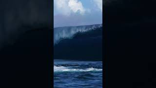 MASSIVE SET WAVE IN TAHITI 😯 [upl. by Liuka]