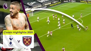 Spurs 33 West Ham  LATE HAMMERS COMBACK amp LANZINI STUNNER Premier League Highlights [upl. by Marve]