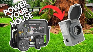 How to POWER your house with a GENERATOR Backfeeding SAFELY 2023 [upl. by Asined]