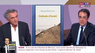 BernardHenri Lévy  LCI Le 20 Heures de Darius Rochebin  Solitude dIsraël amp Russie 24 mars 2024 [upl. by Myron]