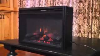 ClassicFlame 26quot Screen Electric Fireplace Insert  26EF022SRA [upl. by Hnil545]