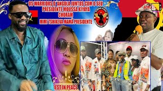 Esengo ya Fally Ipupa pona Delegation ba Warriors de Angola ya Président Moussa Kiyaya [upl. by Tennies]