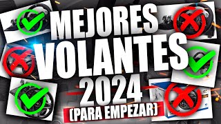 LA MEJOR GUIA de VOLANTES para EMPEZAR en el SIMRACING en 2024 🔥 [upl. by Ynnek]