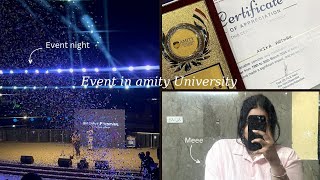 IDEATHON event in Amity University✨ idea pitching  investor interaction  amityuniversity vlog [upl. by Landrum]