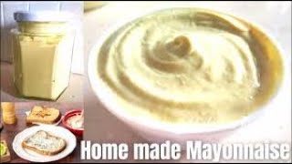 Mayonnaise Recipehow to make mayonnaise at homeakshatasrecipes [upl. by Suelo]