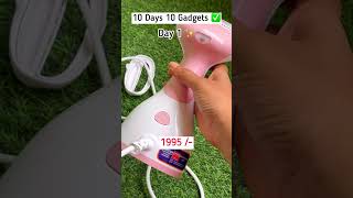 10 days  10 Gadgets series ✅ Inalsa garment steamer 💥 Product review steamer inalsa minivlog [upl. by Durwood]