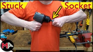 Removing a Stuck Socket from an Impact Wrench [upl. by Adiana]