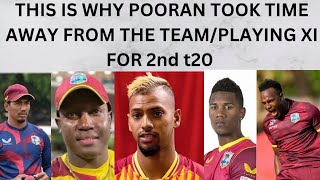 Pooran tells allWest Indies vs England 2nd t20 pregame talk [upl. by Harras]