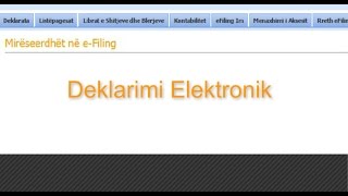 Deklarimi Elektronik [upl. by Arymas618]