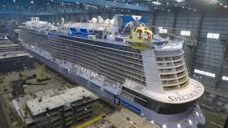 MEYER WERFT  Der Bau der Spectrum of the Seas [upl. by Fernas933]