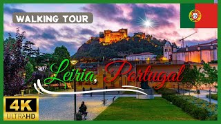 PORTUGAL LEIRIA WALKING TOUR 4K HDR 60 FPS 2023 WINTER [upl. by Yenttirb]