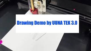 Drawing Demo by UUNA TEK 30 Highend Pen Plotter Drawing Robots [upl. by Tammi]