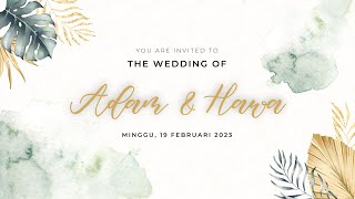 Template Undangan Pernikahan digital Gratis Powerpoint  Wedding invitation Digital PART95 [upl. by Arehc266]