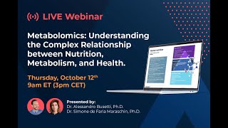 METABOLOMICS Understanding The Complex Relationship Between Nutrition Metabolism and Health [upl. by Levesque]