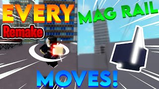 Roblox Parkour  OUT DATED Every MagRail Moves ReMake [upl. by Angus]