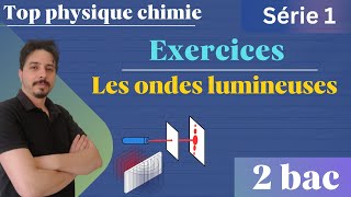 exercices les ondes lumineuses 2 bac série 1 [upl. by Eixid]