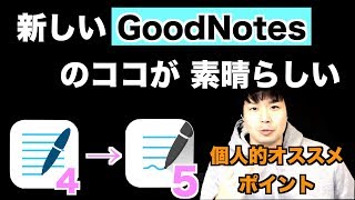 新しいGoodNotes、回転機能追加で使いやすく【GoodNotes 5】 [upl. by Ellesig]