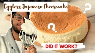 We made Eggless Japanese Cheesecake for the first time Did it work Bake With Shivesh Vlogs [upl. by Auos308]