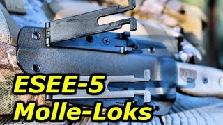 ESEE Knives amp MOLLELoks Better Explanation amp Demonstration [upl. by Eahc757]