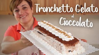 TRONCHETTO GELATO AL CIOCCOLATO Ricetta Facile  Fatto in casa da Benedetta [upl. by Rezal422]