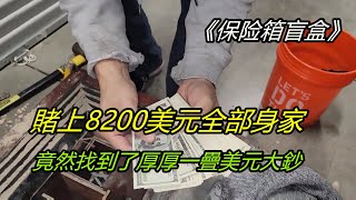 保險箱尋寶：賭上8200美元全部身家，竟然找到了厚厚一疊美元大鈔 [upl. by Fayette21]