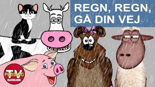 Regn regn gå din vej  Danske børnesange MIX [upl. by Rintoul]