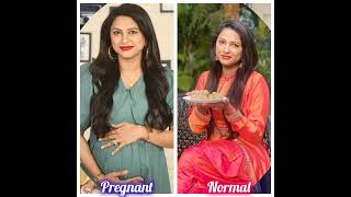 Tv serial actress in pregnant vs normalshortsytshortssong [upl. by Audrie798]