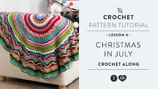 Week 4  Study of Christmas Cookies Crochet Along [upl. by Pillihp288]