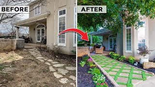 DIY Paver Walkway [upl. by Ecitnerp]