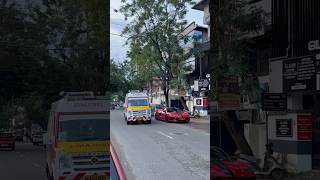 Corvette🔥Vs Ambulance😳corvette bussimulatorindonesia bussid busmod ambulance road car [upl. by Adnwahsat]