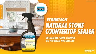 STONETECH® Natural Stone Countertop Sealer  Listo Para Usar [upl. by Glinys]