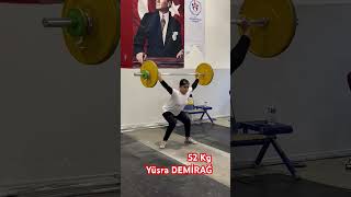 Yüsra DEMİRAĞ Koparma 52 Kg [upl. by Saleem]